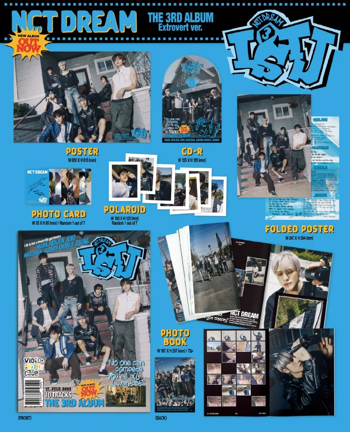 NCT DREAM - [ISTJ] 3rd Album PHOTOBOOK EXTROVERT (B) Version