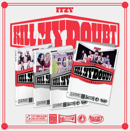 ITZY - [KILL MY DOUBT] STANDARD EDITION 4 Version SET