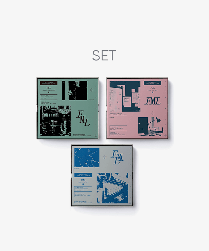 SEVENTEEN - [FML] 10th Mini Album 3 Version Set